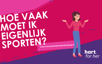 Hoe vaak moet ik nou eigenlijk sporten?