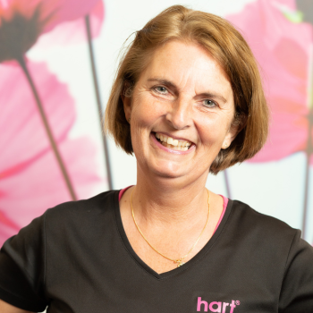 Helen, trainster bij hart for her Culemborg.