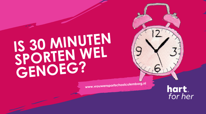 Is 30 minuten sporten wel voldoende voor een volledige workout?