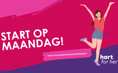 Start op maandag!